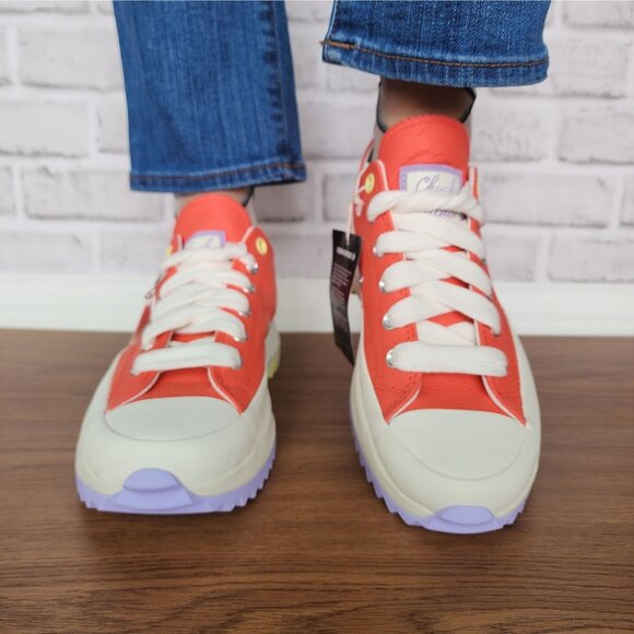 ❤️Converse Run Star Hike Platform Color Pop Sz 6.5 Women's Shoes Orange A16289C - Picture 4 of 14
